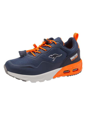 Kangaroos Sneakers "KX-Raptor Low" donkerblauw/oranje