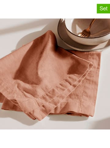 Mint Rugs 2-delige set: servetten "Delfos" oranje