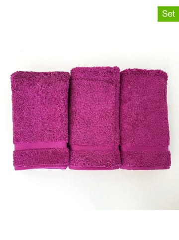Mint Rugs 3er-Set: Geschirrtücher "Delta" in Fuchsia
