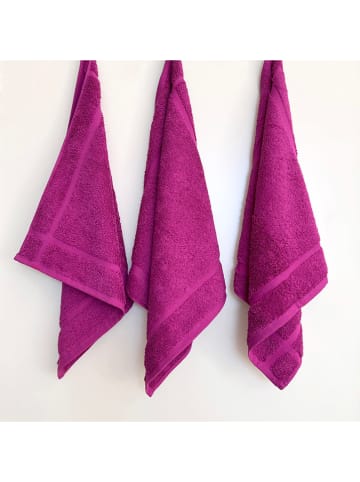 Mint Rugs 3er-Set: Geschirrtücher "Delta" in Fuchsia