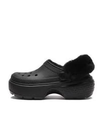 Crocs Chodaki "Stomp Lined" w kolorze czarnym