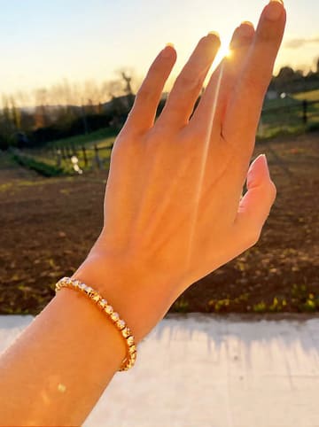 Otazu Vergold. Armband mit Swarovski Kristallen