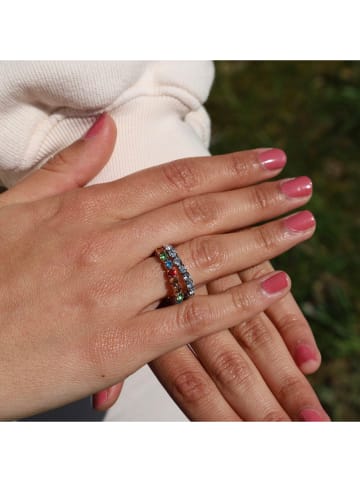 Otazu Vergold. Ring mit Swarovski Kristallen