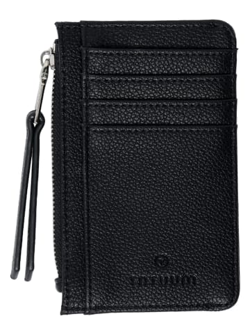 TATUUM Portfel w kolorze czarnym - 10 x 7 cm