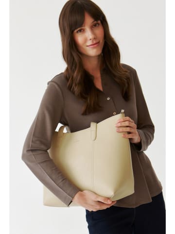 TATUUM Schultertasche in Creme - (B)38 x (H)30 x (T)16 cm