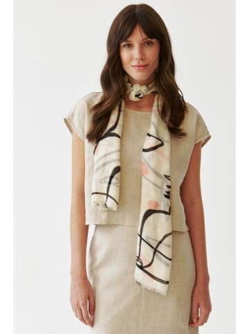 TATUUM Schal in Creme - (L)180 x (B)100 cm
