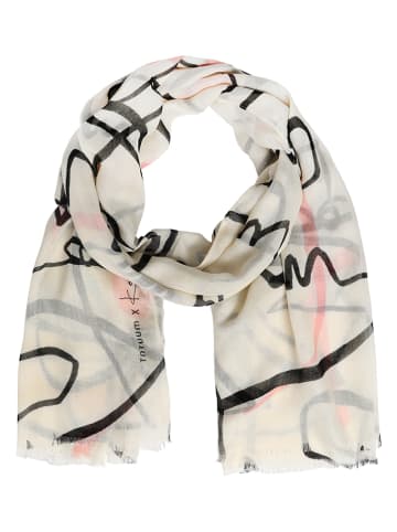 TATUUM Schal in Creme - (L)180 x (B)100 cm