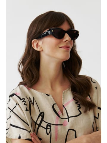 TATUUM Damen-Sonnenbrille in Schwarz/ Hellbraun