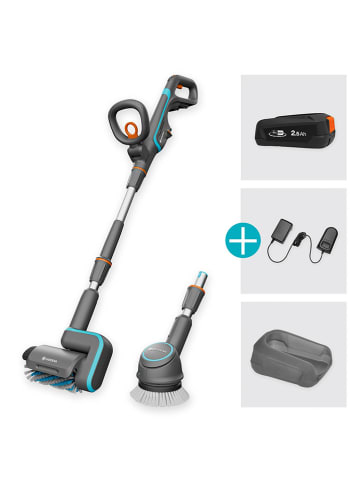 Gardena Accu-multi-reiniger "Aqua Brush Universal 04" grijs