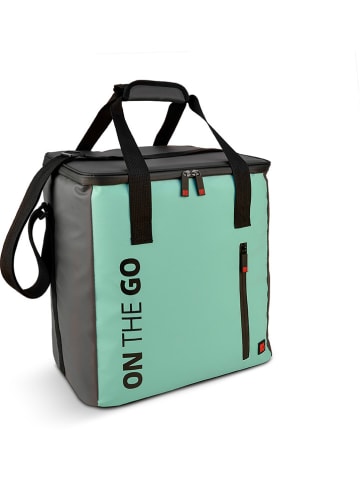 IRIS Barcelona Kühltasche "On the go" in Mint - (B)34 x (H)35,5 x (T)26 cm