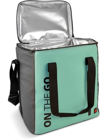 IRIS Barcelona Kühltasche "On the go" in Mint - (B)34 x (H)35,5 x (T)26 cm