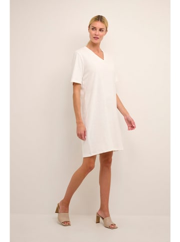 Kaffe Kleid in Weiß