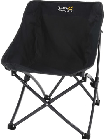 Regatta Campingstuhl "Forza Pro" in Schwarz - (B)58 x (H)80 x (T)58 cm