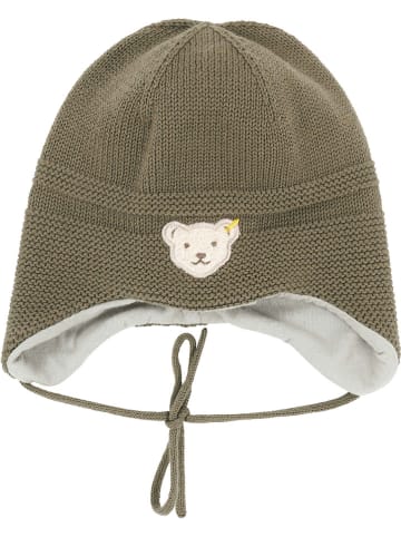 Steiff Czapka w kolorze khaki