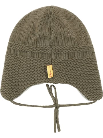 Steiff Czapka w kolorze khaki