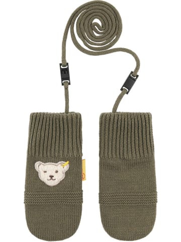 Steiff Fäustlinge in Khaki