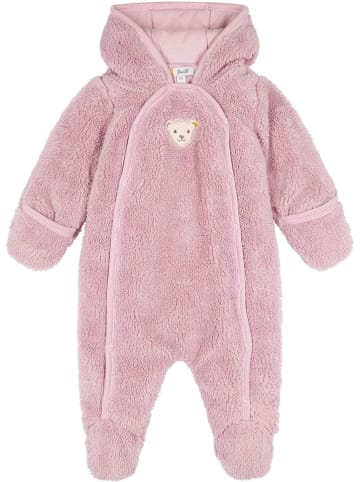 Steiff Fleeceoverall in Rosa