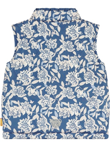 Steiff Omkeerbare bodywarmer blauw