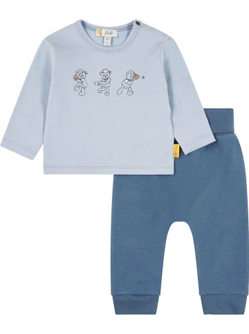 Steiff 2-delige outfit blauw