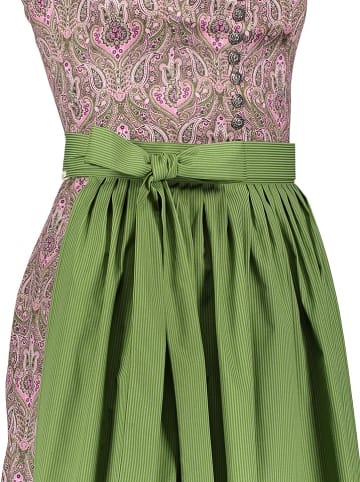 Berwin & Wolff Dirndl in Rosa/ Grün