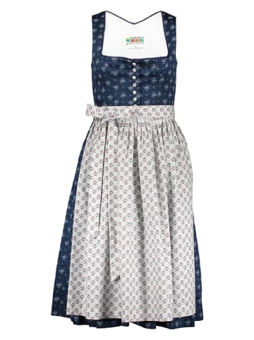 Berwin & Wolff Dirndl in Dunkelblau/ Weiß