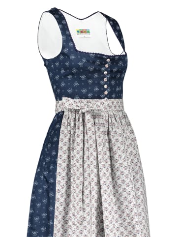 Berwin & Wolff Dirndl in Dunkelblau/ Weiß