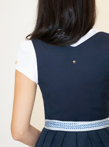 Schmuckstück by Alpenherz Dirndl "Josephina" in Dunkelblau/ Hellblau