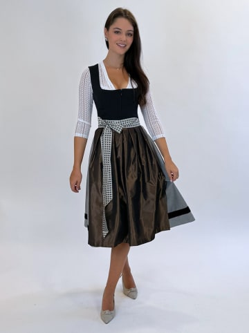 Schmuckstück by Alpenherz Dirndl "Kaja" in Schwarz/ Grau