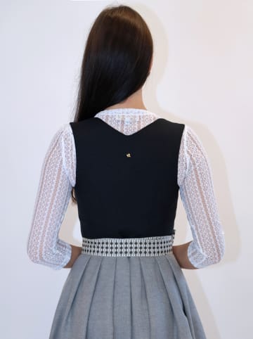 Schmuckstück by Alpenherz Dirndl "Kaja" in Schwarz/ Grau