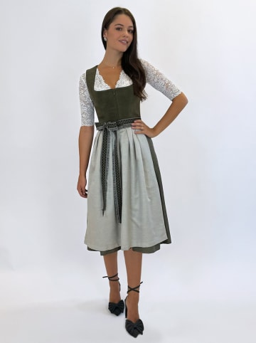 Schmuckstück by Alpenherz Dirndl "Lina" in Dunkelgrün/ Hellblau