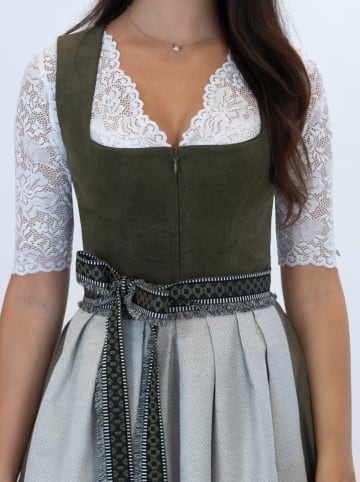 Schmuckstück by Alpenherz Dirndl "Lina" in Dunkelgrün/ Hellblau