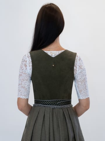 Schmuckstück by Alpenherz Dirndl "Lina" in Dunkelgrün/ Hellblau