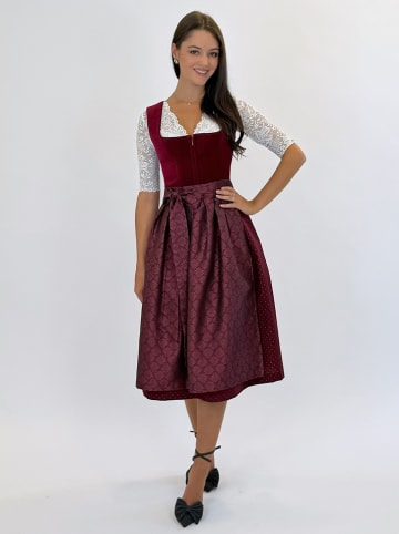 Schmuckstück by Alpenherz Dirndl "Marcia" in Bordeaux