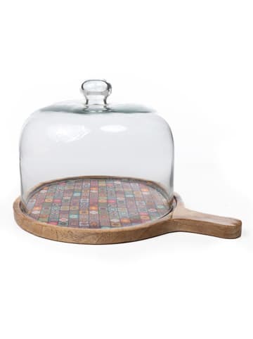Romimex Deska w kolorze jasnobrązowym do serwowania - 36 x 27 cm