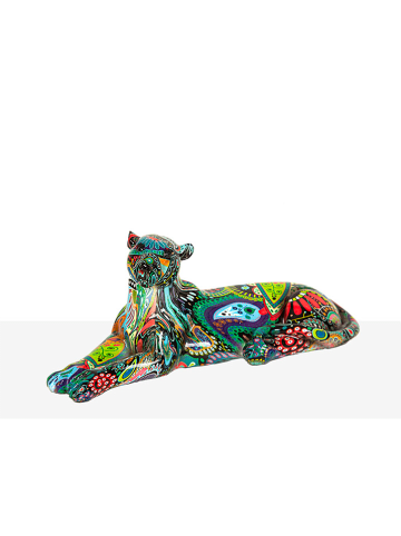 Romimex Figurka dekoracyjna "Panther" ze wzorem - 24 x 9 x 8 cm
