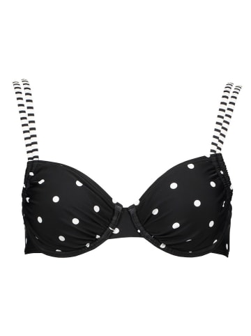 s.Oliver Biustonosz bikini w kolorze czarnym