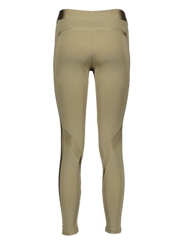 LASCANA Legginsy sportowe w kolorze oliwkowym