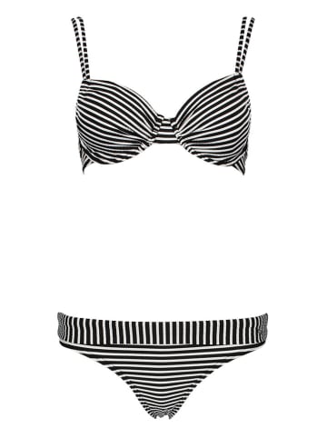 s.Oliver Bikini w kolorze czarno-białym