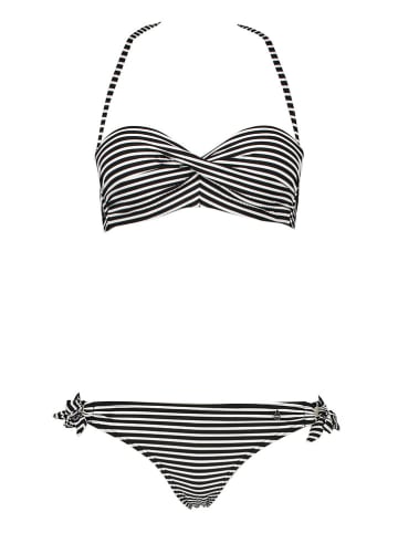 s.Oliver Bikini w kolorze czarno-białym