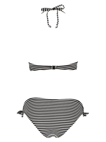 s.Oliver Bikini w kolorze czarno-białym
