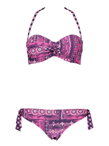 s.Oliver Bikini w kolorze fioletowo-różowym