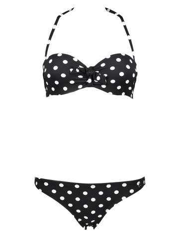 LASCANA Bikini in Schwarz/ Weiß