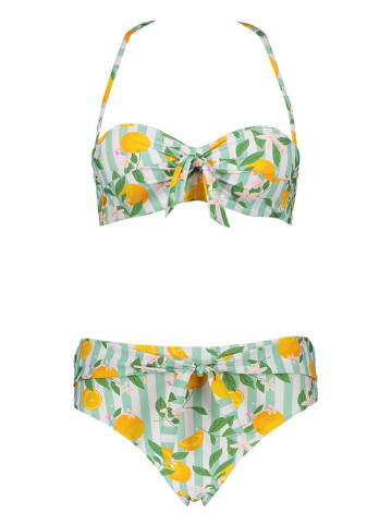 Buffalo Bikini lichtblauw/geel