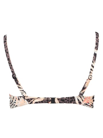 Buffalo Bikinitop antraciet/crème