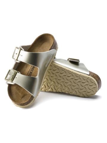 Birkenstock Klapki "Arizona" w kolorze złotym
