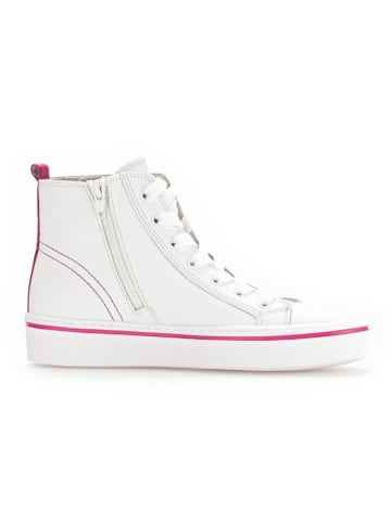 Gabor Leren sneakers wit/roze