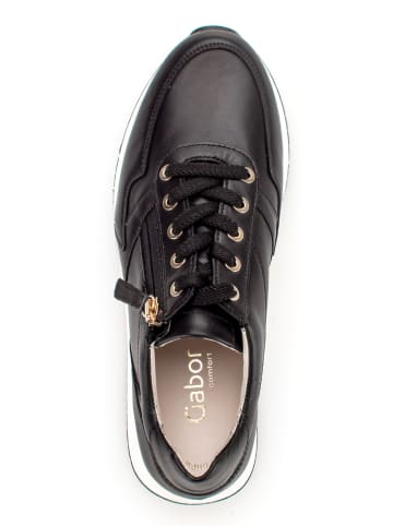 Gabor Leren sneakers zwart