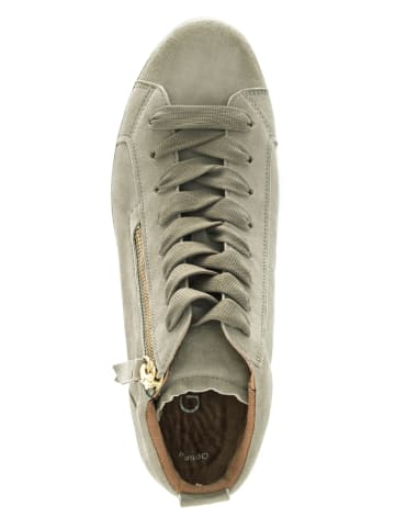 Gabor Leren sneakers kaki