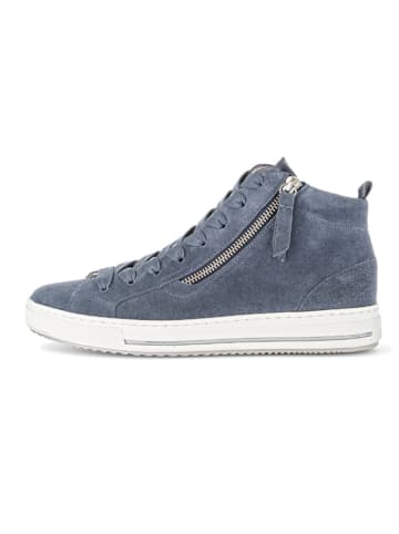 Gabor Leder-Sneakers in Blau