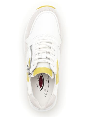 Gabor Sneakers wit/geel